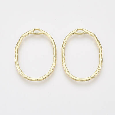 Alloy Open Back Bezel Pendants