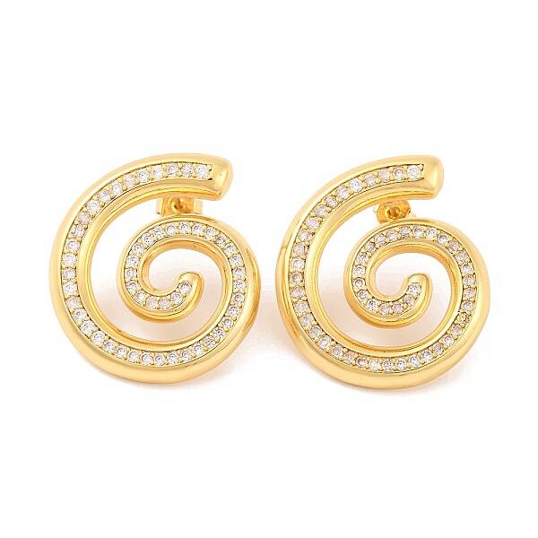 Brass Stud Earrings for Women