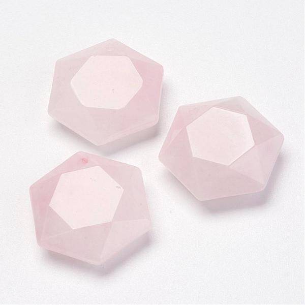 Natural Rose Quartz Pendants
