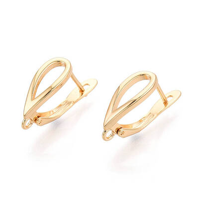 Brass Hoop Earring Findings
