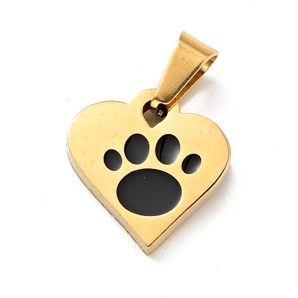 304 Stainless Steel Manual Polishing Enamel Pendants