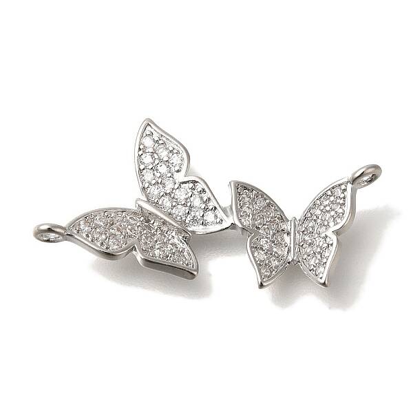 Brass Micro Pave Cubic Zirconia Pendants