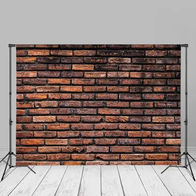 Vintage Rustic Red Brick Wall Backdrop For Photography - Aperturee
