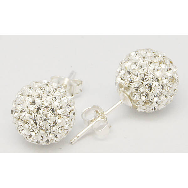 Valentines Day Gift for Her 925 Sterling Silver Austrian Crystal Rhinestone Ear Stud