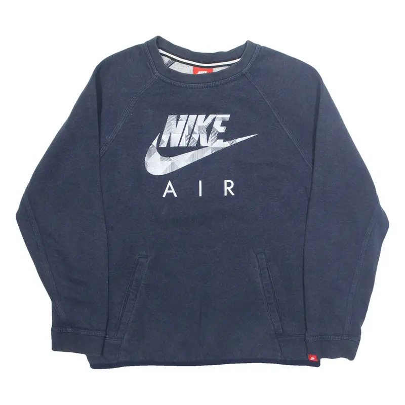 NIKE AIR Boys Sweatshirt Blue M