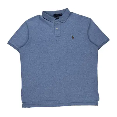 Ralph Lauren Polo Shirt - XL Blue Cotton