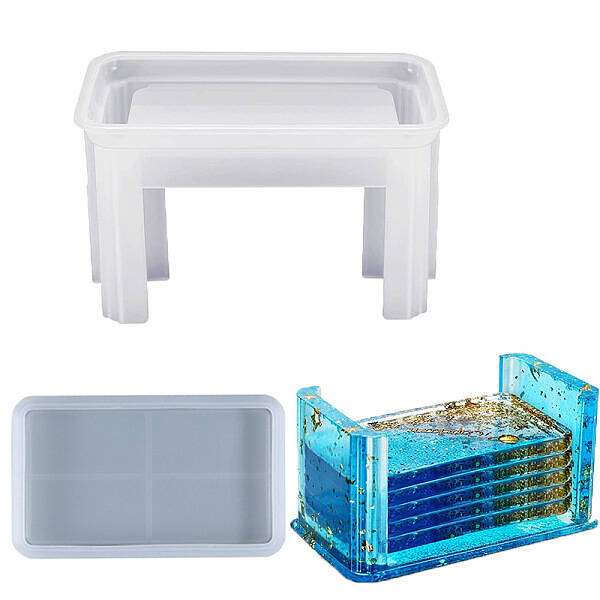 Rectangle Coaster Silicone Mold