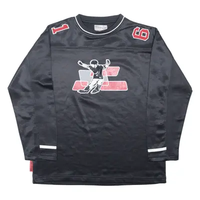 BLOW OUT Rollerblading Jersey Black Long Sleeve Boys 16Y