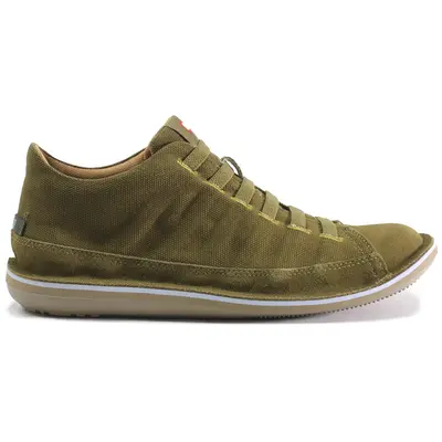 Camper Beetle Textile Men's Lace Up Shoes - Green - Size:US 12 Men