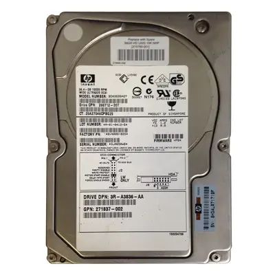 279785-001 HP 36GB Ultra-320 SCSI 10000 3.5-inch Hard Drive