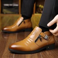 Men's fashion pointed-toe dress boots