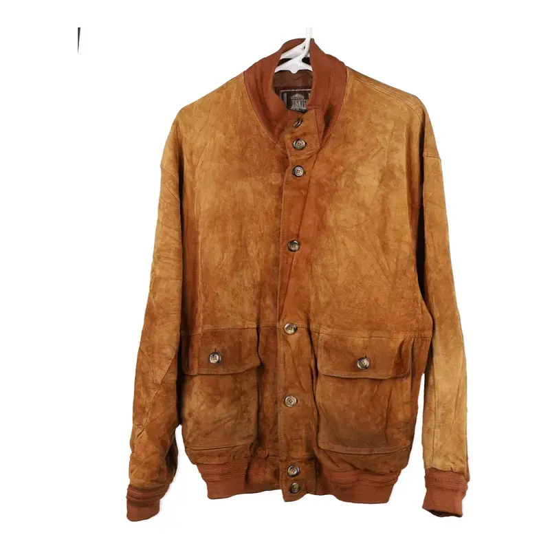 Unbranded Suede Jacket - Large Brown Leather
