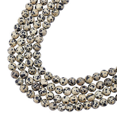 Natural Dalmatian Jasper Beads Strands