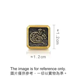 'Noir' 999 Gold Rat Charm