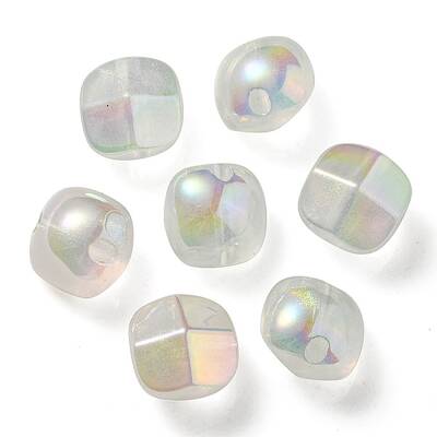UV Plating Luminous Transparent Acrylic Beads