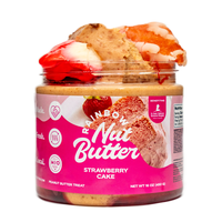 Strawberry Bundt Cake Chocolate Peanut Butter Nut Butter Cream Cheese Frosting Strawberry Sauce Dessert Sweet Thick Peanut Bu...