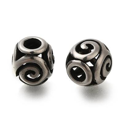 304 Stainless Steel European Beads
