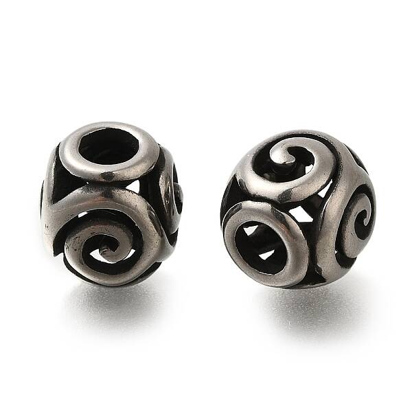 304 Stainless Steel European Beads
