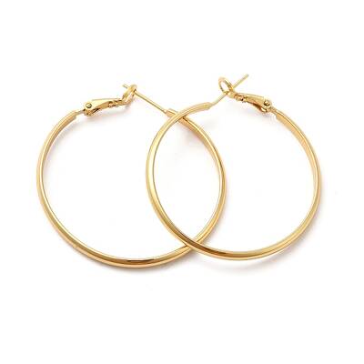 Rack Plating Brass Huggie Hoop Earrings