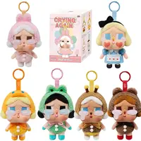 Keychain 2025 Hot New Crying Again Series Blind Box Figures Vinyl Face Doll Crybaby Pendant Keychain Mystery Box Toy Gift