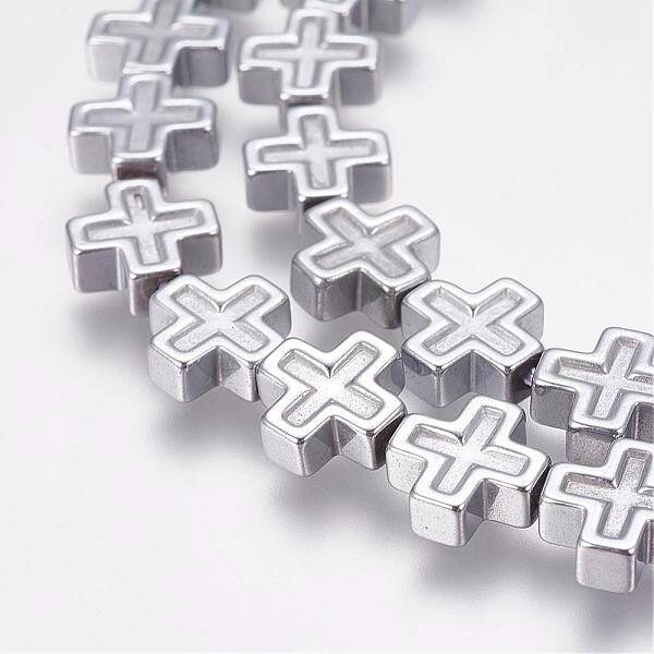 Grade AA Non-Magnetic Synthetic Hematite Bead Strands