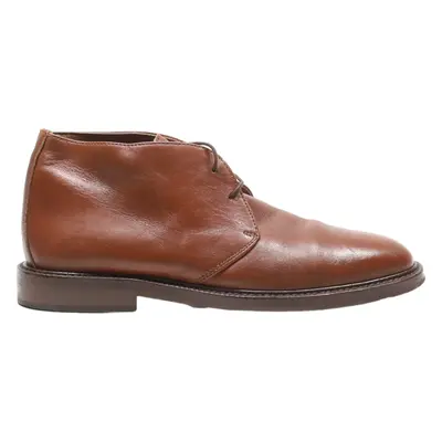 AMERICAN Lace-Up Boots Brown Leather Womens UK 6