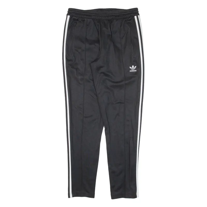 ADIDAS Womens Track Pants Black Tapered S W28 L28