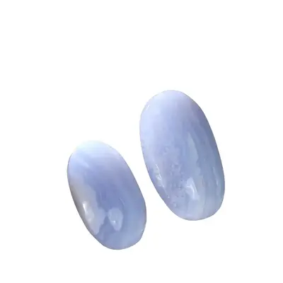 Intuitive Crystal 5 All Blue Lace Agate Smoky Quartz Cluster & Selenite Decorations 2-3 Inches Tall Tower 1 lb Weight High-Qu...