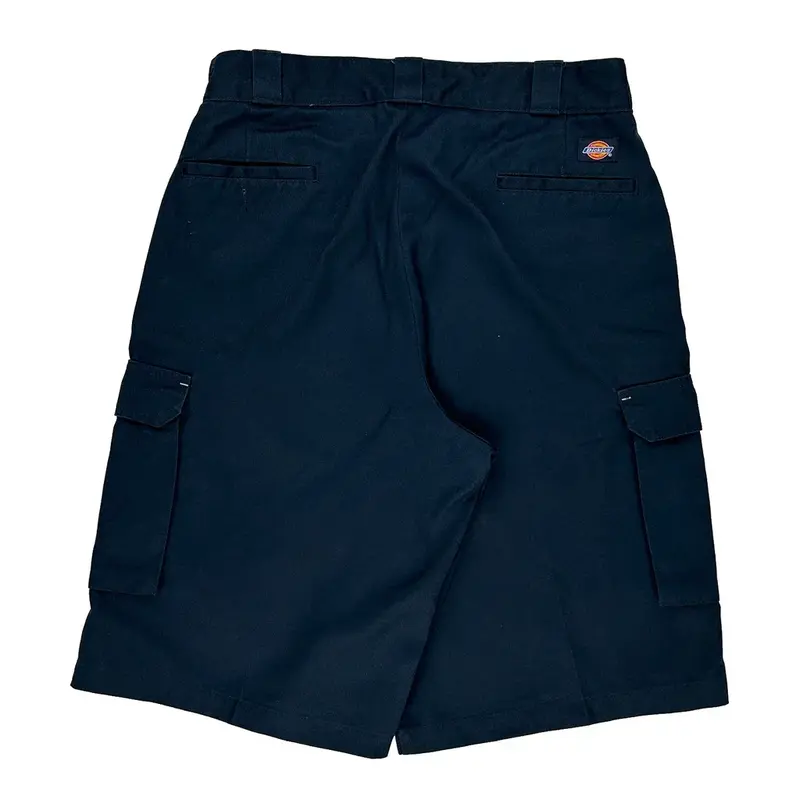Dickies Cargo Shorts - 32W 13L Navy Cotton Blend | Size: 32″ waist