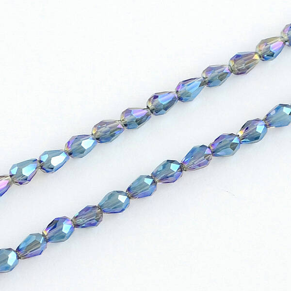 Electroplated Glass Bead Strands