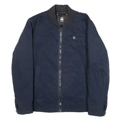 G-STAR RAW Mens Quilted Jacket Blue L