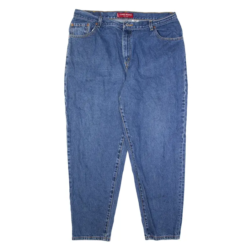 LEVI'S 550 Jeans Classic Relaxed Blue Denim Relaxed Tapered Mens W36 L28