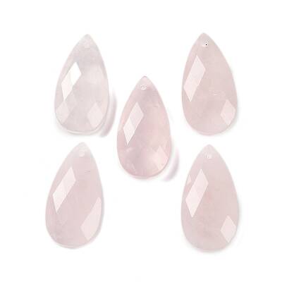 Natural Rose Quartz Pendants