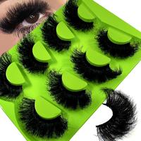 9D False Eyelashes, 4 Pairs Reusable Volumized False Eyelashes for Women and Girls Eye Makeup Enhancement, Cosmetic, Fake Eye...