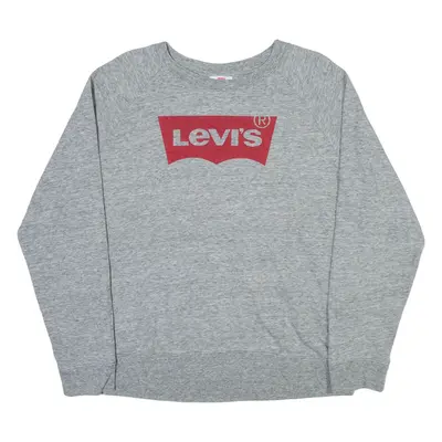 LEVI'S Mens Sweatshirt Grey L