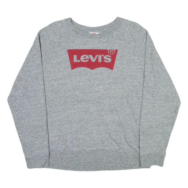 LEVI'S Mens Sweatshirt Grey L
