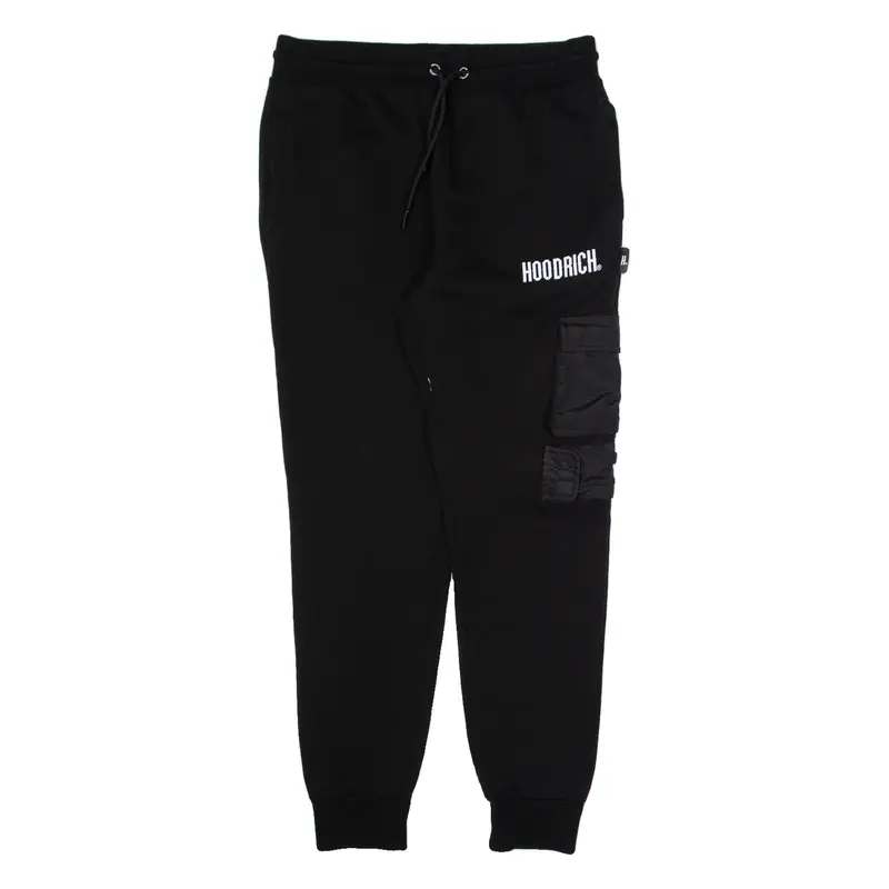 HOODRICH Mens Joggers Black Skinny M W30 L28