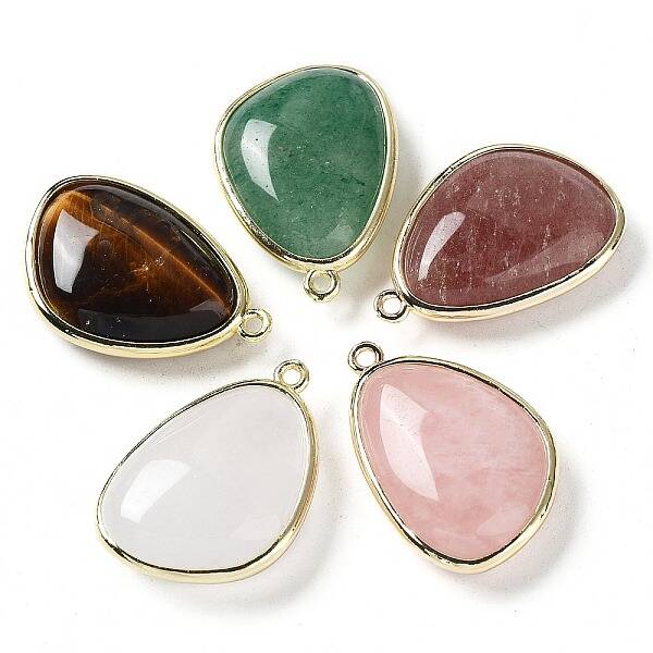 Natural Mixed Stone Pendants