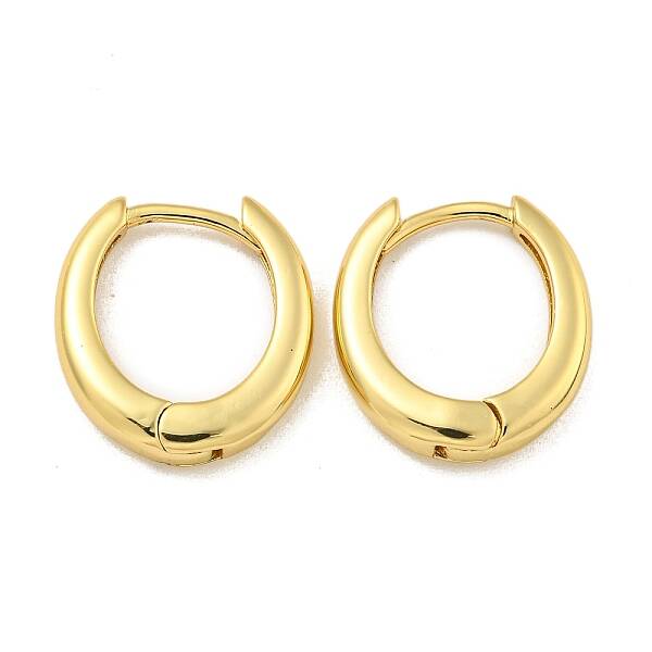 Rack Plating Brass Hoop Earrings