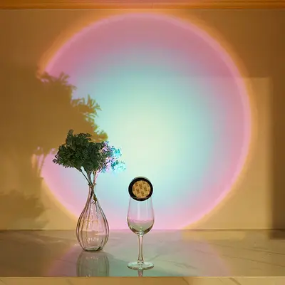 Led Lights Wireless Closet Kitchen Lights Under Furniture Battery Powered Sunset Nightlight Wall Lamp Bedroom Decoration Cabi...