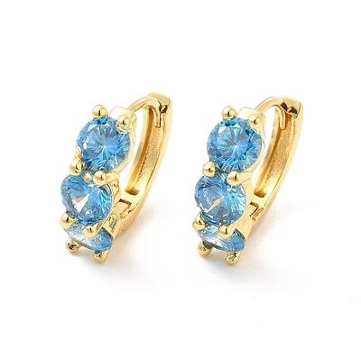 Cubic Zirconia Hoop Earrings