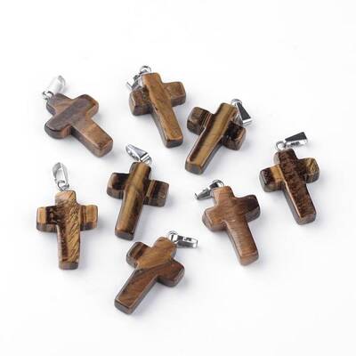 Natural Tiger Eye Pendants