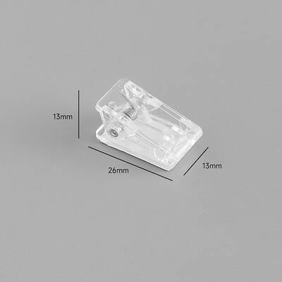 Transparent Acrylic Binder Paper Clips