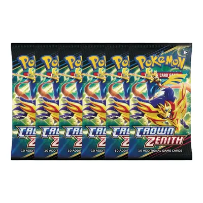 Crown Zenith - Booster Pack - Lot of 6 (Pokemon TCG)