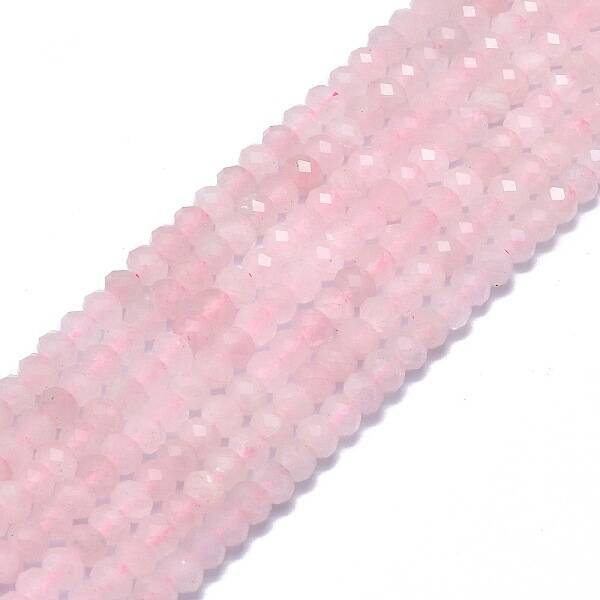 Natural Rose Quartz Beads Strands