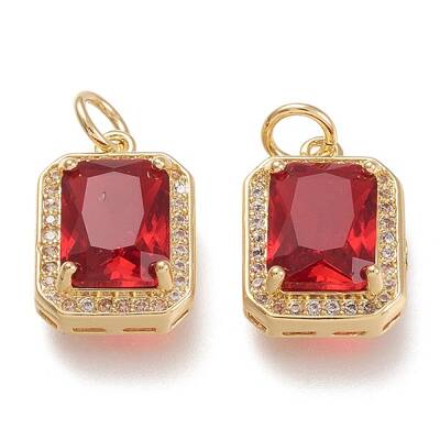 Brass Glass Charms