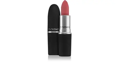 MAC Cosmetics Powder Kiss mattifying lipstick color Mandarin O 3 g