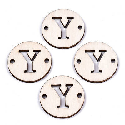 Unfinished Natural Poplar Wood Links Connectors