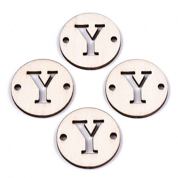 Unfinished Natural Poplar Wood Links Connectors