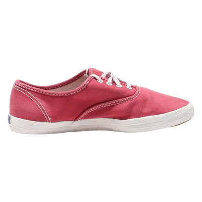 KEDS Low Top Trainers Red Canvas Womens UK 3.5